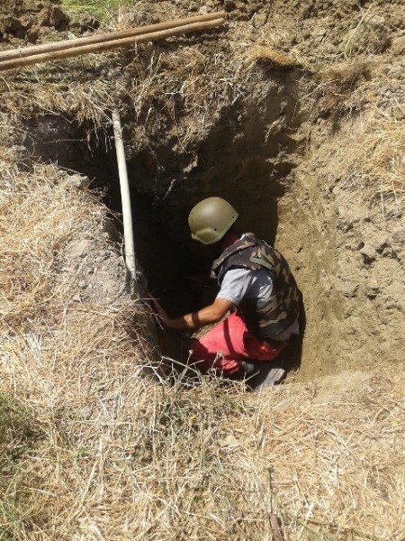 Xızıda daha 83 ədəd partlamamış hərbi sursat tapıldı