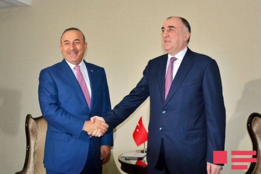 Elmar Məmmədyarovla Mövlud Çavuşoğlu arasında görüş keçirilib