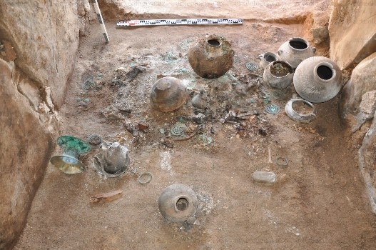 Daşkəsəndə tunc dövrü tayfa başçısı qızının kurqanı aşkar edildi