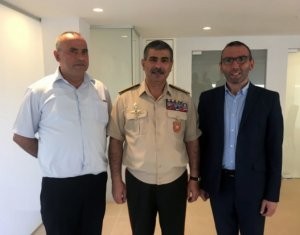 Zakir Həsənov İsraildə Azərbaycanın Milli Qəhrəmanının ailəsi ilə görüşdü
