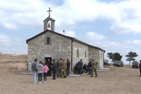 Ermənilər Cəbrayılda yeni kilsə açdılar