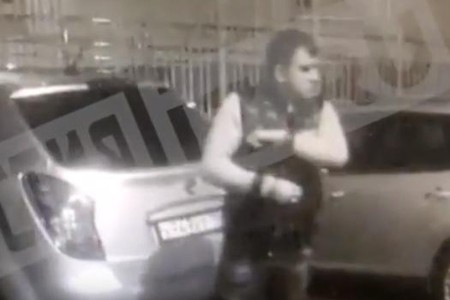 Erməni biznesmenin öldürülmə anı