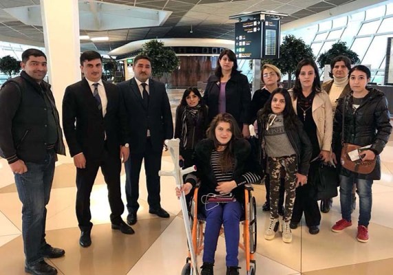 Sağlamlıq imkanları məhdud gənclər Türkiyəyə  təlim səfərinə yola salınıb