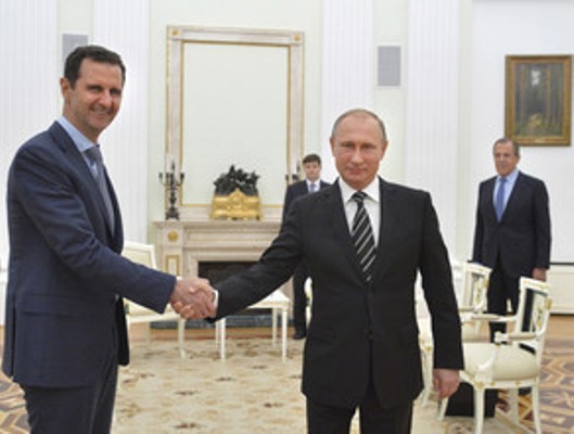 Bəşşar Əsəd Rusiyaya səfər edib və Vladimir Putinlə görüşüb
