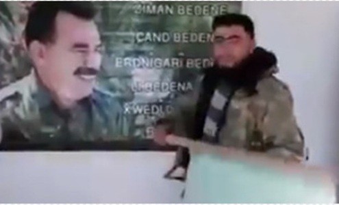 ASO əsgəri Öcalanın portretini yandırdı