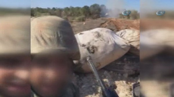 YPG-nin silah anbarı belə məhv edildi – Video