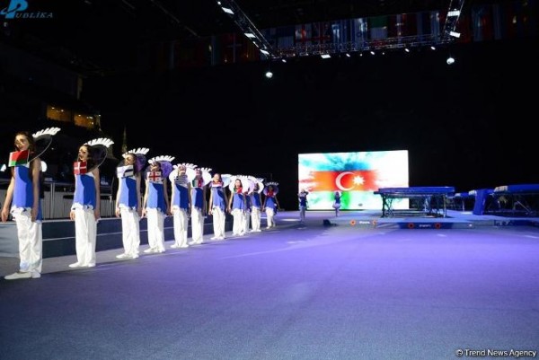 Bakıda 26-cı Avropa çempionatının açılış mərasimi keçirildi - FOTOLAR