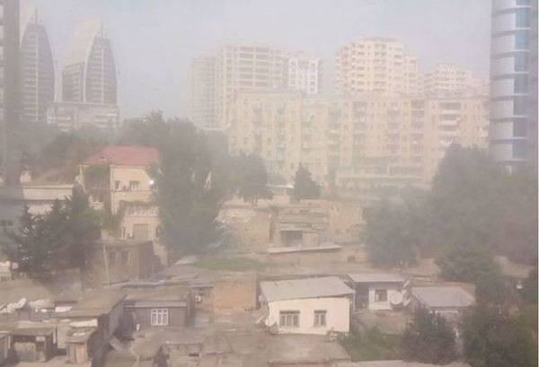 Bakıda tozun miqdarı sanitar normadan yuxarıdır