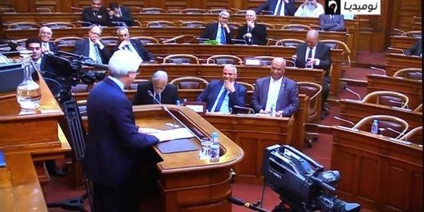 Parlamentdə olay: nazir uğundu - Video