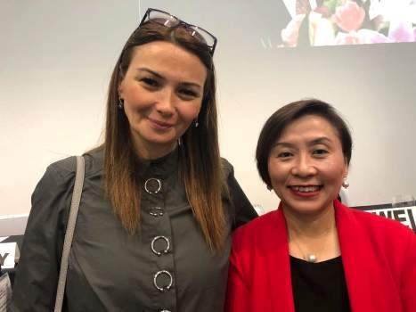 Qənirə Paşayeva Böyük Britaniya, Meksika və Filippinin fəal qadınları ilə Qarabağdan danışıb - FOTO