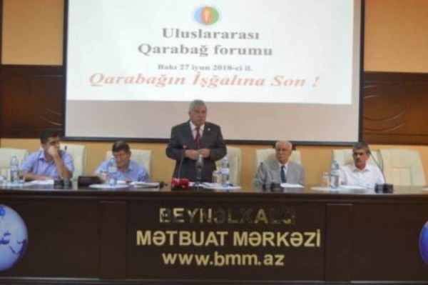 "Qarabağın işğalına son!” adlı Uluslararası Qarabağ Forumu keçirildi - FOTOLAR