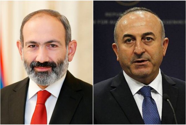 Çavuşoğlu Paşinyanı təbrik etdi