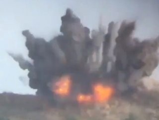 PUA 3 PKK-çını gördü, F-16 vurdu - TERRORÇULARIN VURULMA ANI