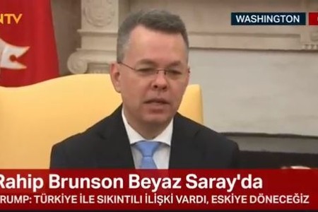 Branson Trampın qəbulunda