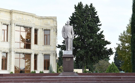 Prezident İlham Əliyev Ağdam rayonunda səfərdədir