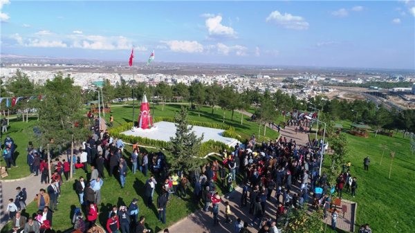 Şanlıurfada "Qarabağ" parkının və "Xocalı" abidəsinin açılışı olub - FOTOLAR