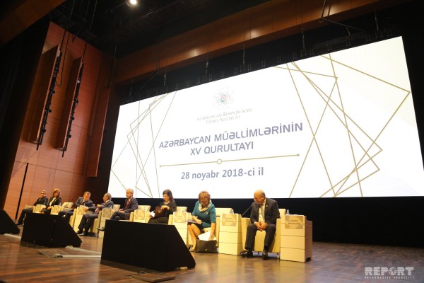 Azərbaycan müəllimlərinin XV qurultayı keçirilib