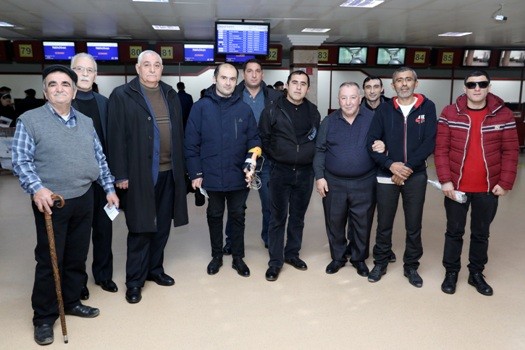 45 nəfər əlilliyi olan şəxs Naxçıvan MR-dəki müalicə  müəssisələrinə yola salınıb