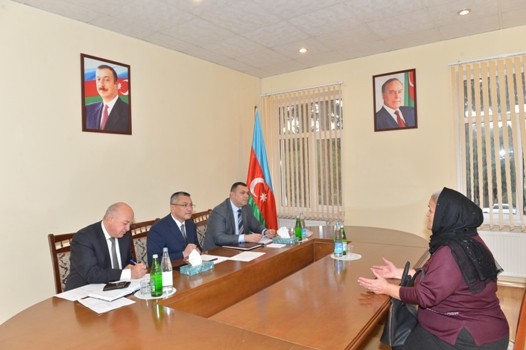 Dövlət Komitəsinin sədri Sumqayıtda vətəndaşları qəbul edib