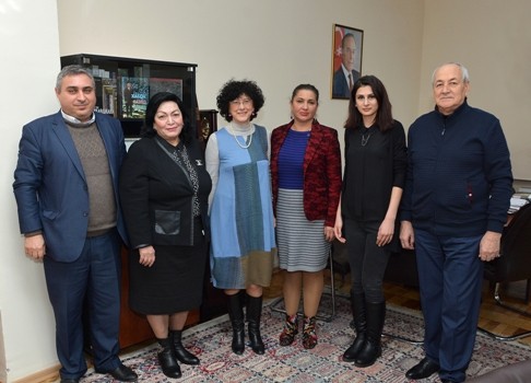 Arxeologiya və Etnoqrafiya İnstitutunda tanınmış italiyalı alimlə görüş keçirildi