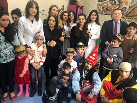Reabilitasiya kursu keçən uşaqlar üçün Novruz şənliyi təşkil edilib