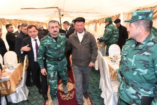 General şəhidin yas mərasimində iştirak edib - FOTOLAR