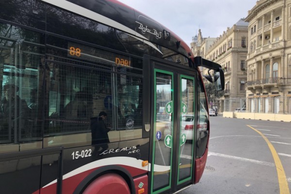 88 nömrəli marşrutun avtobusları dəyişdi