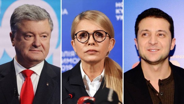 "Exit poll": Ukraynada prezident seçkilərində Zelenski və Poroşenko ən çox səs toplayıblar