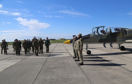 Hərbi Hava Qüvvələrinin aviasiya bazasının yeni komanda məntəqəsi istifadəyə verilib - FOTO