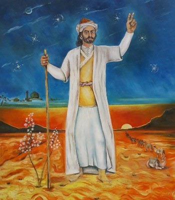 Nəsimi dühasina həsr olunmuş tablo ərsəyə gəlib - FOTO