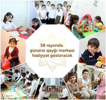Daha 30 rayonda günərzi qayğı mərkəzi yaradılacaq