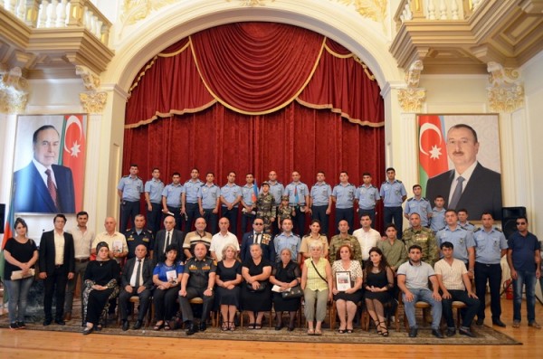 Şəhid pilotun anım mərasimi keçirilib