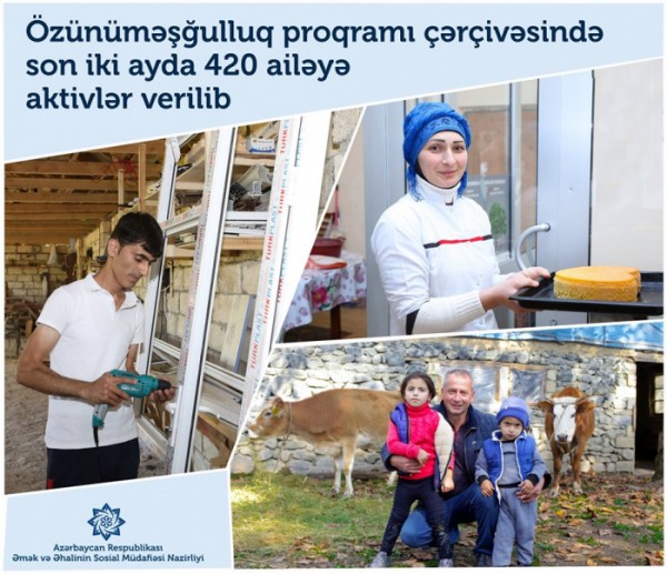 Özünüməşğulluq proqramına 4500-dək şəxs cəlb edilib