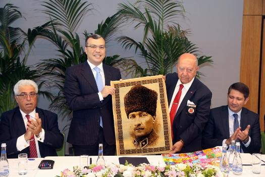 Türkiyənin ehtiyatda olan zabitləri və müharibə veteranları DOST Agentliyində olub - FOTO