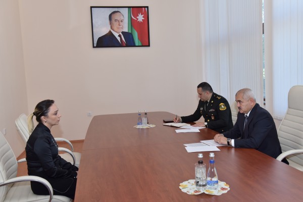 Arzu Rəhimov Sumqayıtda vətəndaşları qəbul edib