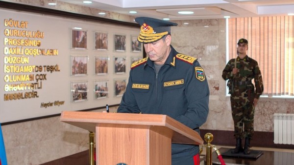 Vilayət Eyvazov Polis şöbəsinə yeni rəis təyin etdi