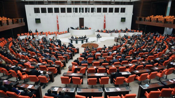Türkiyə parlamenti ABŞ Nümayəndələr palatasının qərarını pisləyib