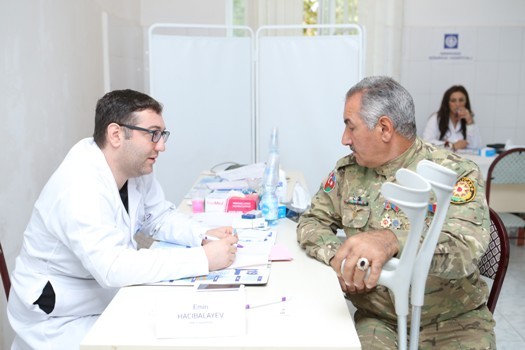 Ağdam rayonunda məcburi köçkünlər üçün tibbi aksiya keçirilir