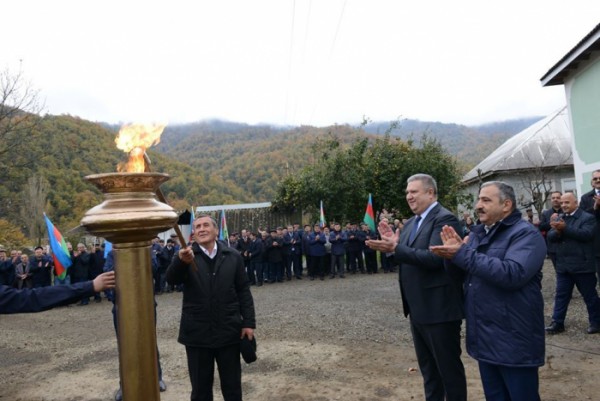 Lerikin üç kəndinə qaz verilib