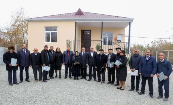 39 yaşayış evi şəhid ailələri və Qarabağ müharibəsi əlillərinin istifadəsinə verilib