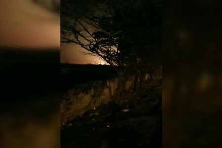 İranda Ukrayna təyyarəsinin vurulma görüntüləri