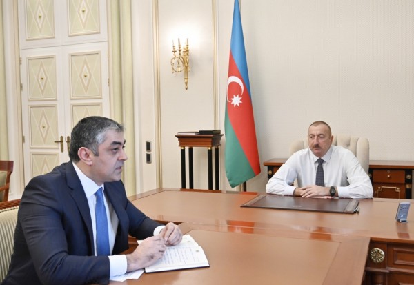 Prezident nazir Ramin Quluzadəni qəbul edib