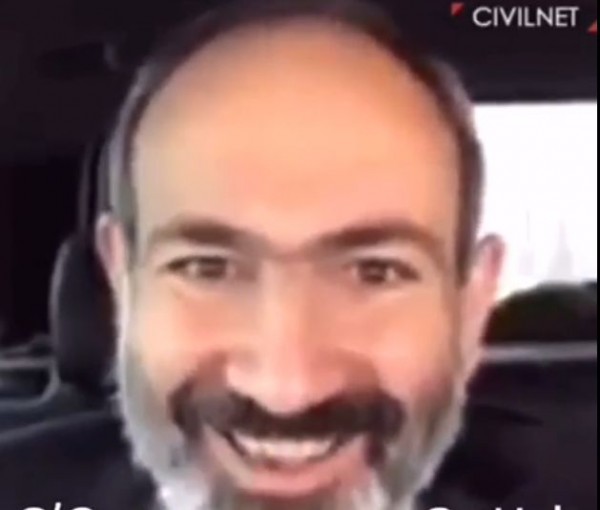Paşinyanın bu görüntüsü onun havalandığını göstərir — VİDEO