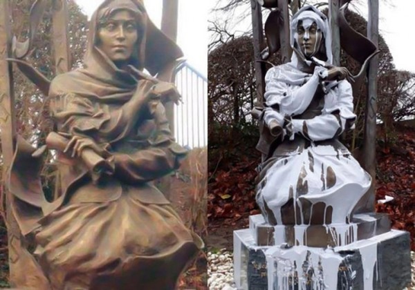 Natəvanın abidəsinə qarşı vandalizm aktı üzrə cinayət işi başlanıldı