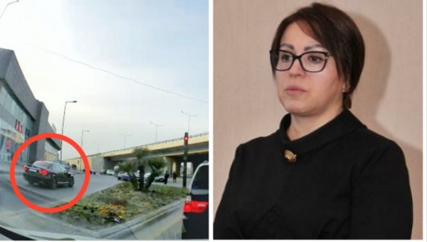 İcra başçısının maşını "protiv" getdi: Yol polisi görüb "çest" verdi