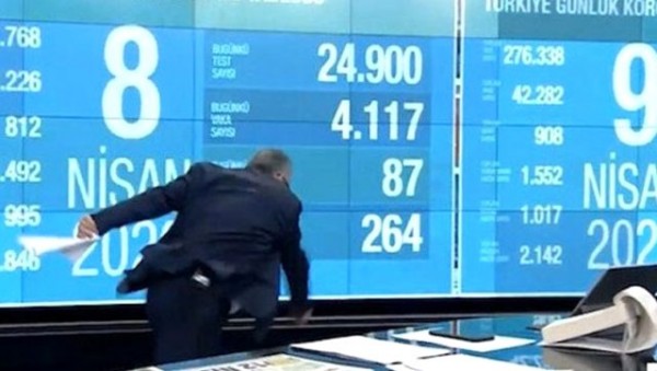 Canlı yayımda hadisə: aparıcını elektrik vurdu