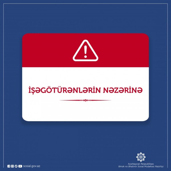 İşçiləri əsassız yerə işdən çıxaranlar məsuliyyətə cəlb olunacaq