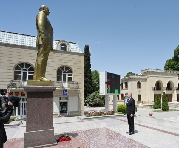 Prezident İlham Əliyev Tərtər rayonunda - FOTOLAR