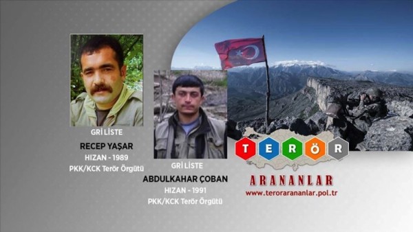 Başına 1 milyon qoyulan iki terrorçu məhv edildi