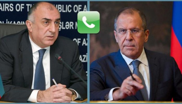 Elmar Məmmədyarov Serqey Lavrovla danışıb